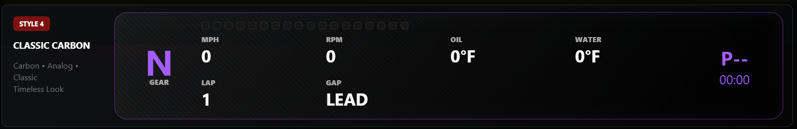 Classic Carbon overlay
